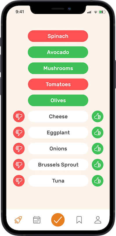 iphone app preferences screenshot